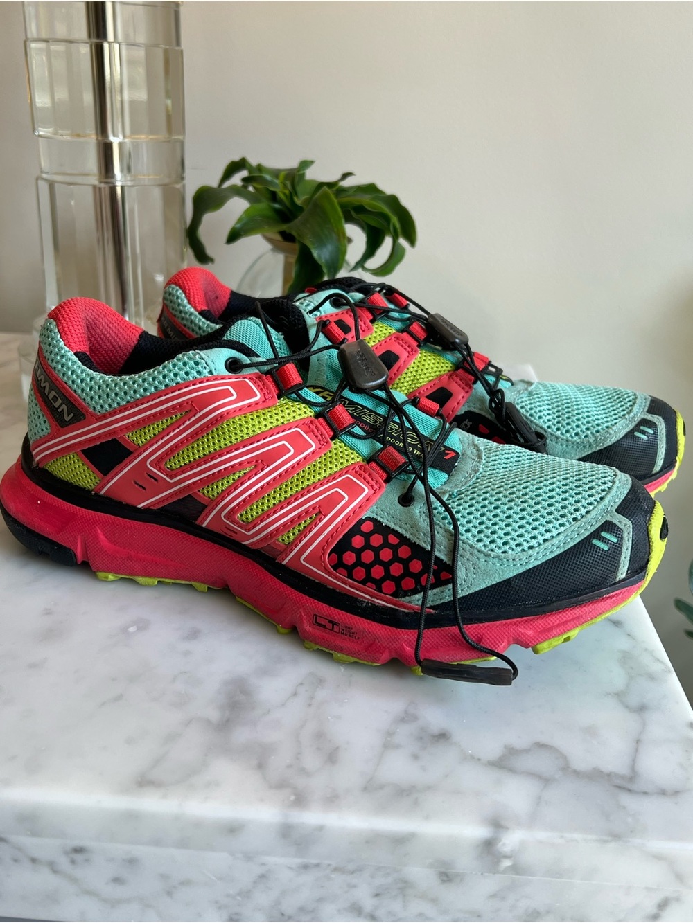Salomon XR Mission 1 Women's Trail Running Quick Lace Shoes Size 8